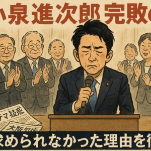 小泉進次郎は、なぜ完敗したのか？ その背景と「求められなかった」理由を徹底分析