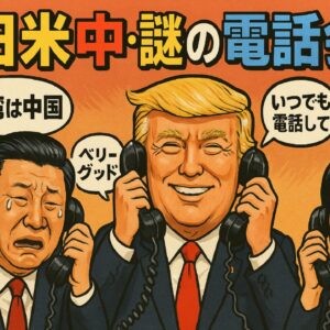 日米中のバラバラ電話会談！習近平はトランプに泣きついたのか？威圧したのか？