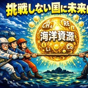 挑戦しない国に未来はない？既得権を壊しても、海洋資源に本気を出せるか？
