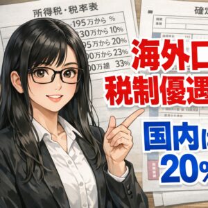 確定申告で差がつく！国内FXと海外FXの税務の違い。税制優遇が使えない？