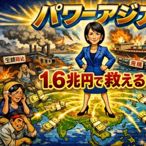 高市政権「パワーアジア」1.6兆円基金がアジアを救うのか？ホルムズ海峡封鎖でイラン大統領パニック！