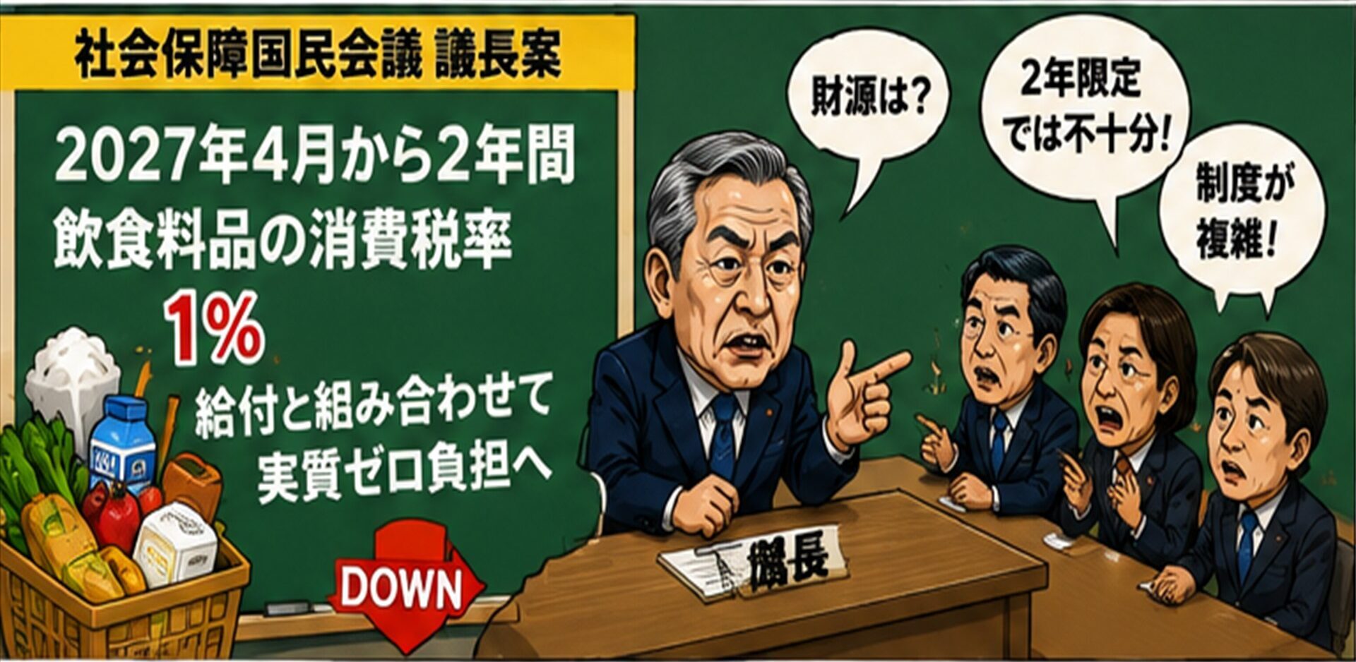 🤣食料品消費税減税はなぜ進まない?高市早苗首相と野党が対立する本当の理由 23 kyytlui 3 e1784789960778