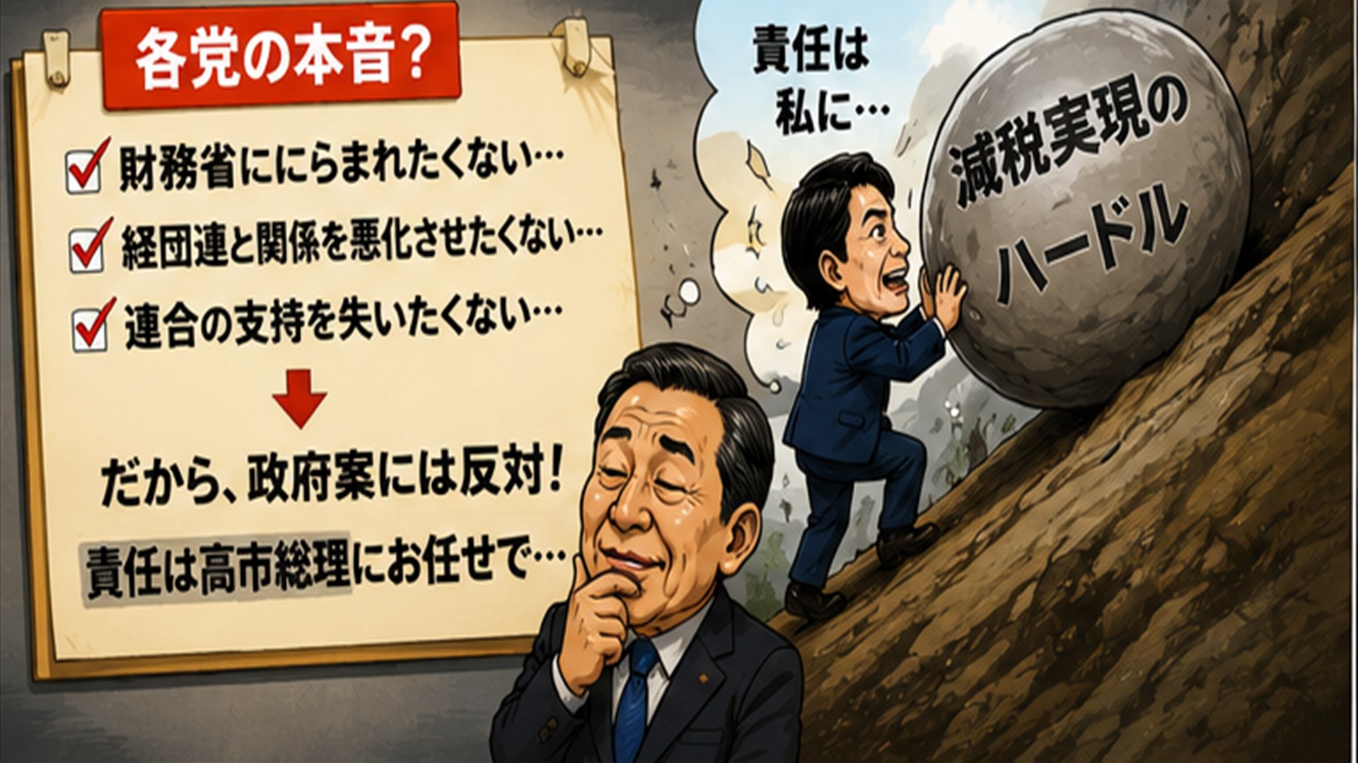 🤣食料品消費税減税はなぜ進まない?高市早苗首相と野党が対立する本当の理由 25 kyytlui 5
