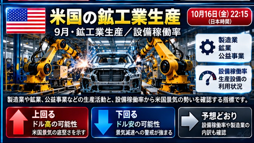 経済指標AI予報|2026年10月16日(金)米国の物価と生産活動に注目 28 fghs 4
